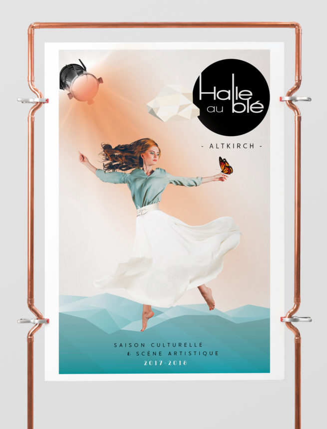Visuel de Saison 2017-2018 de la Halle au Blé - Salle de spectacles à Altkirch dans le Haut-Rhin (68) Alsace