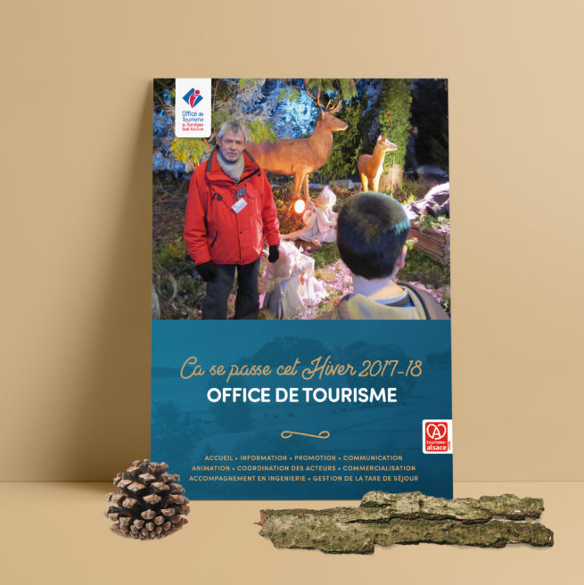 Charte Graphique - Agenda de l'Office de Tourisme du Sundgau : " Ca se passe cet hiver "
